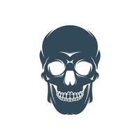 Skull vector illustration design. Skull logo design Template.