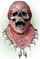 Arabic Skull Style PNG Transparent Background Ai Generative