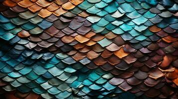 background texture fish scales ai photo