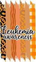 Leukemia Awareness. t-shirt design vector