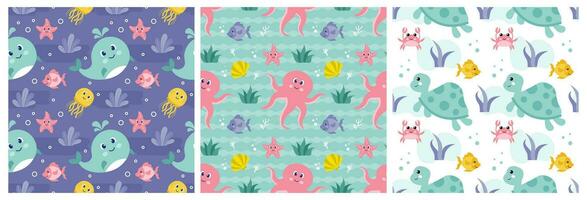 Smile Seamless Pattern Design Illustration with Smiling Character and Happiness Face in Template Hand Drawn Cartoon Flat Design vector