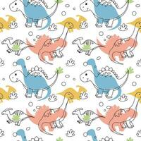 Smile Seamless Pattern Design Illustration with Smiling Character and Happiness Face in Template Hand Drawn Cartoon Flat Design vector