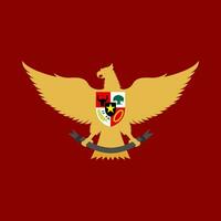 Indonesian state symbol vector