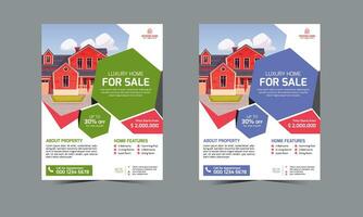 Real Estate Flyer Template, Corporate  Flyer, Flyer Design, vector