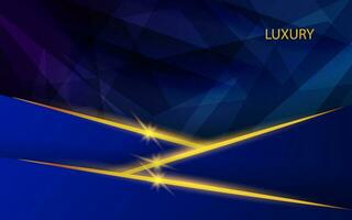 Abstract luxury blue color background vector