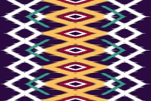 Ikat background. oriental seamless pattern traditional.Aztec style abstract vector illustration.