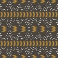 Ikat seamless pattern background Traditional pattern. Ikat Aztec tribal background. Design for the creation of this pattern using ikat pattern. Spread in Central Asia vector