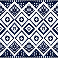 ornamento folclórico geométrico ikat. textura vectorial étnica tribal. patrón de rayas impecable al estilo azteca. Figura bordado tribal. indio, escandinavo, gyp sy, mexicano, patrón popular patrón ikat vector