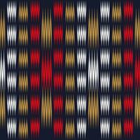 Ikat seamless pattern background Traditional pattern. Ikat Aztec tribal background. Design for the creation of this pattern using ikat pattern. Spread in Central Asia vector