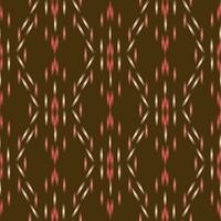 Ikat seamless pattern background Traditional pattern. Ikat Aztec tribal background. Design for the creation of this pattern using ikat pattern. Spread in Central Asia vector