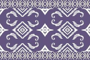 Handmade Ethnic Motif Beautiful Ikat Art. Abstract Purple Background Art. Aztec geometric art prints vector