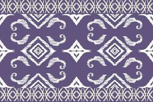 Handmade Ethnic Motif Beautiful Ikat Art. Abstract Purple Background Art. Aztec geometric art prints vector