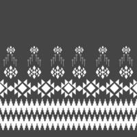 Ethnic abstract ikat art. Seamless pattern in tribal, folk embroidery, and Mexican style. Aztec geometric art ornament print.Design for carpet, wallpaper, clothing, wrapping, fabric, cover, textile vector