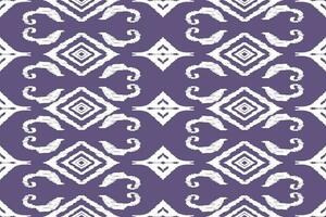 Handmade Ethnic Motif Beautiful Ikat Art. Abstract Purple Background Art. Aztec geometric art prints vector