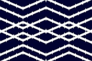seamless pattern.ethnic oriental pattern traditional on blue background.Aztec style abstract vector illustration.