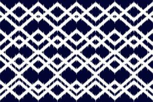 seamless pattern.ethnic oriental pattern traditional on blue background.Aztec style abstract vector illustration.