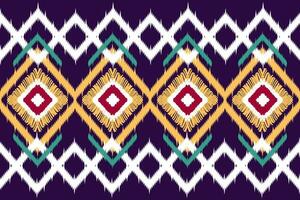 Ikat background. oriental seamless pattern traditional.Aztec style abstract vector illustration.