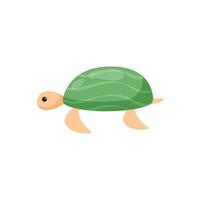 Vector organic friendly cartoon turtle