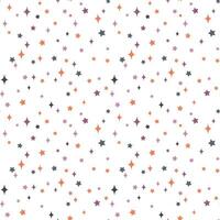 Magical seamless pattern with little stars. Beautiful vector background. Starry night sky. Cute minimalistic art elements on a white background.
