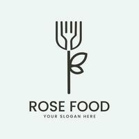 restaurant food logo vector illustration design