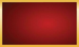 Vector golden frame design with red background