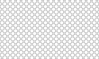 Vector pattern made with outlined hexagons