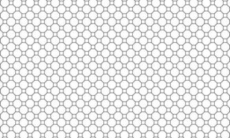 Vector pattern made with outlined hexagons