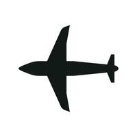 Vector airplane icon isolated on white background vector illustration
