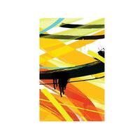 wall painting abstract mural street art packaging color splash background vector