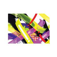 wall painting abstract mural street art packaging color splash background vector