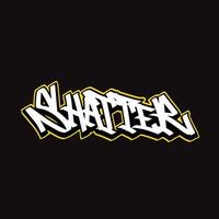 graffiti vector tagging letter word text street art mural