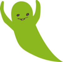 uma verde fantasma png