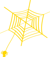 a spider on the cobweb png