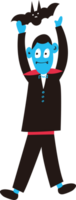 a vampire hold a bat png