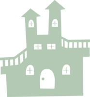 A green castle png