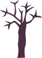 une violet arbre png