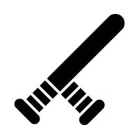 Baton Stick Vector Glyph Icon For Personal And Commercial Use.