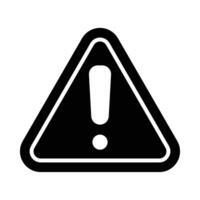 Caution Vector Glyph Icon For Personal And Commercial Use.