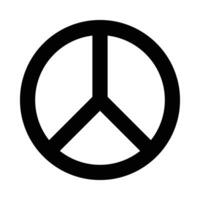 Peace Vector Glyph Icon For Personal And Commercial Use.