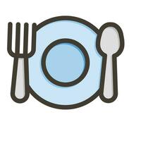 Food Vector Thick Line Filled Colors Icon For Personal And Commercial Use.