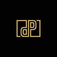 Initial DP PD Letter Logo Design Vector Template. Monogram and Creative Alphabet D P Letters icon Illustration