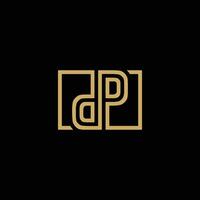 Initial DP PD Letter Logo Design Vector Template. Monogram and Creative Alphabet D P Letters icon Illustration