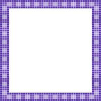 Purple tile frame, Mosaic tile frame or background, Tile background, Seamless pattern, Mosaic seamless pattern, Mosaic tiles texture or background. Bathroom wall tiles, swimming pool tiles. vector