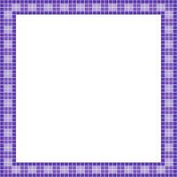 Purple tile frame, Mosaic tile frame or background, Tile background, Seamless pattern, Mosaic seamless pattern, Mosaic tiles texture or background. Bathroom wall tiles, swimming pool tiles. vector