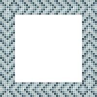 Grey tile frame, Mosaic tile frame or background, Tile background, Seamless pattern, Mosaic seamless pattern, Mosaic tiles texture or background. Bathroom wall tiles, swimming pool tiles. vector