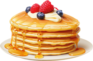 Pancake png with AI generated.