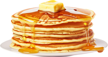 Pancake png with AI generated.