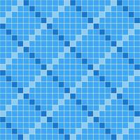 Blue tile background, Mosaic tile background, Tile background, Seamless pattern, Mosaic seamless pattern, Mosaic tiles texture or background. Bathroom wall tiles, swimming pool tiles. vector