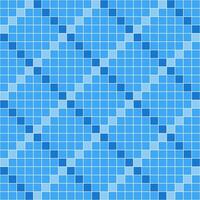 Blue tile background, Mosaic tile background, Tile background, Seamless pattern, Mosaic seamless pattern, Mosaic tiles texture or background. Bathroom wall tiles, swimming pool tiles. vector