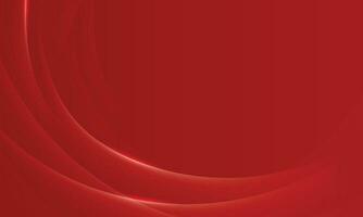 Vector abstract modern wave banner red background